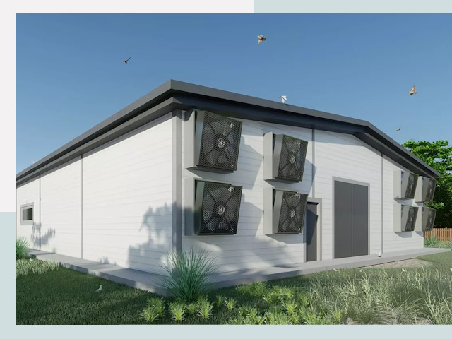 Строительство птичников в Кызыле