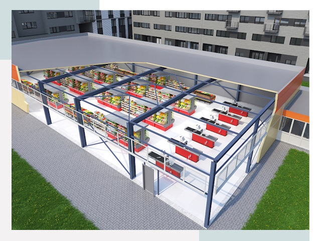 Строительство магазинов в Кызыл от 622 руб. за м²