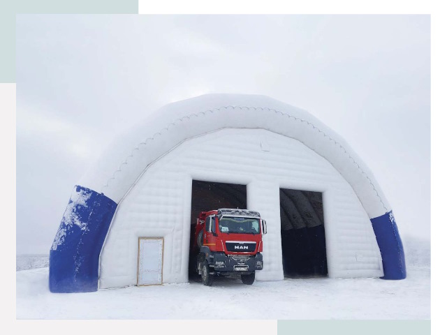 Мобильные ангары в Кызыле