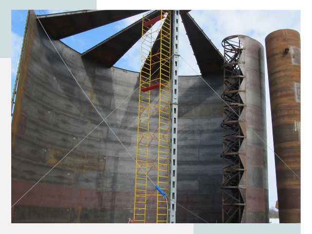 Строительство резервуаров в Кызыле