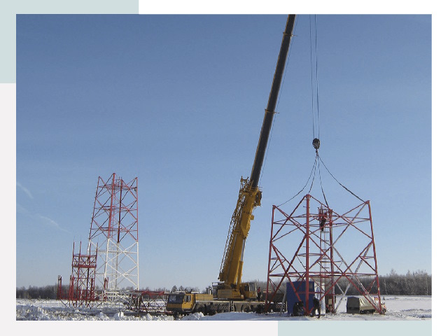 Монтаж вышек связи в Кызыле