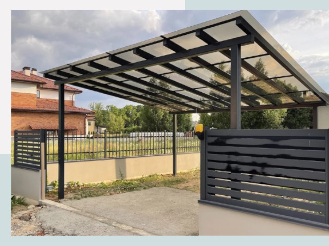 Металлические навесы в Кызыл от 622 руб. за м²