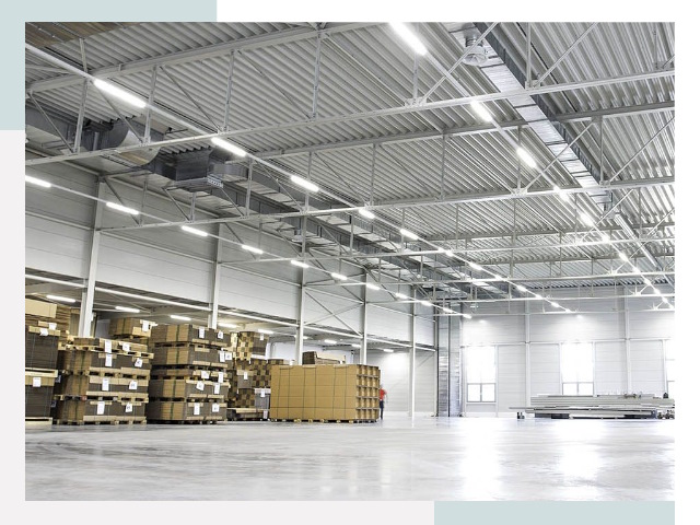 Освещение ангаров в Кызыле