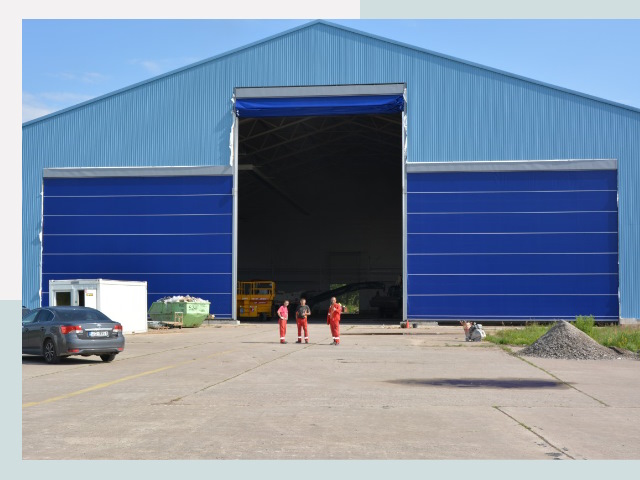 Ангарные ворота в Кызыл от СтальСтрой-Кзл по цене 622 руб.