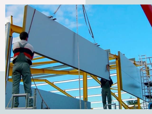 Монтаж сэндвич-панелей в Кызыле от 622 руб.