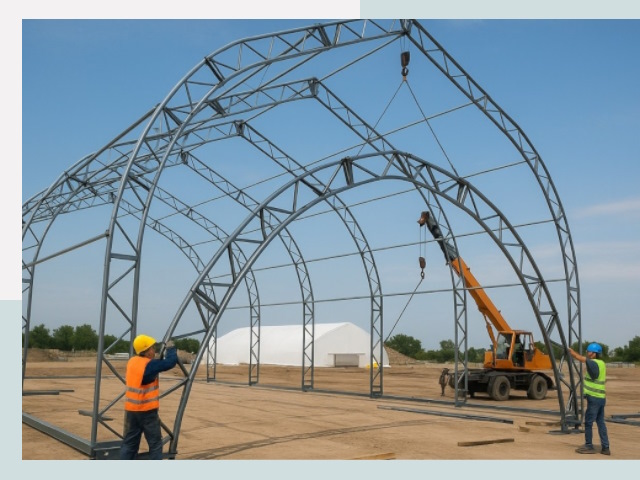 Монтаж ангаров в Кызыле от 622 руб. - Надежно и быстро